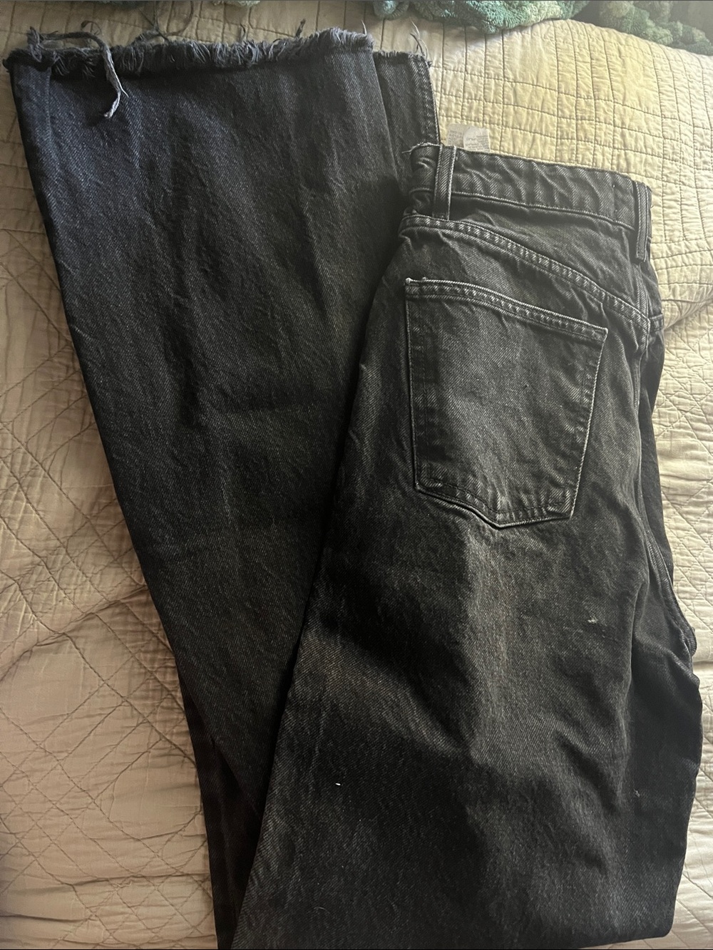 Zara Women's Black Flared Jeans